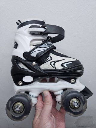 Patines Roller Skate Niño 4 ruedas Talla Ajustable