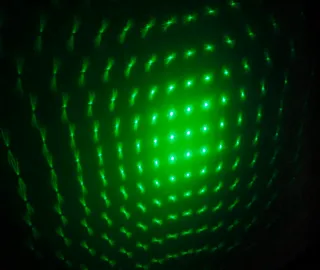 Altavoz disco láser vintage multicolor