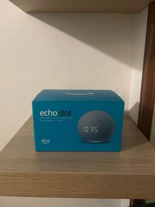 Alexa Echo Dot 4ªgeneración con Reloj Gris