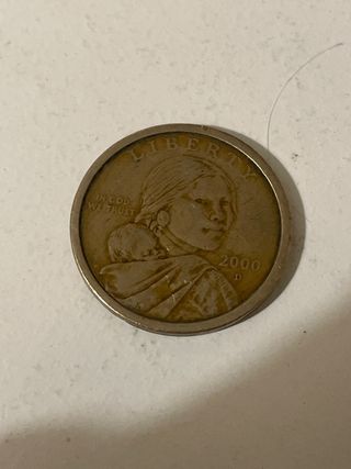 Moneda Sacagawea 2000 D