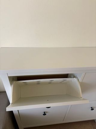 Zapatero Ikea Hemnes Blanco.