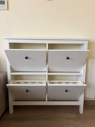 Zapatero Ikea Hemnes Blanco.