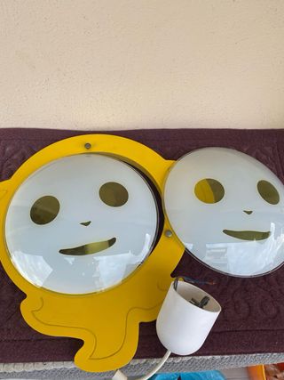 Lampadario vintage anni 90 smile/sole