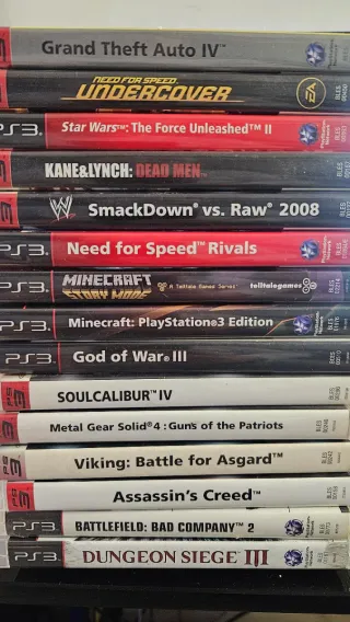 PS3, 2 mandos (+2 mandos para reparar)+15 JUEGOS!!