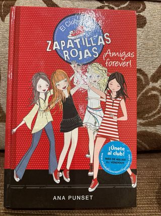 Lote de libros el club de las zapatillas rojas