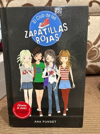 Lote de libros el club de las zapatillas rojas