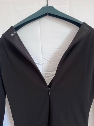 Vestito Zara nero manica lunga