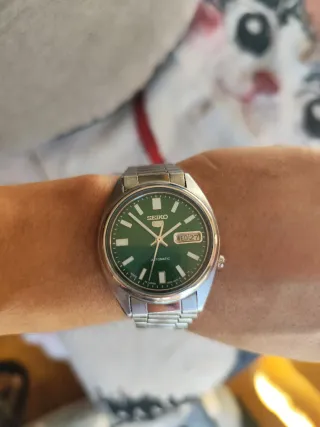 Seiko 5 Vintage Verde Esmeralda Automatico