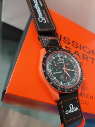 Omega x Swatch Mission on Earth Lava