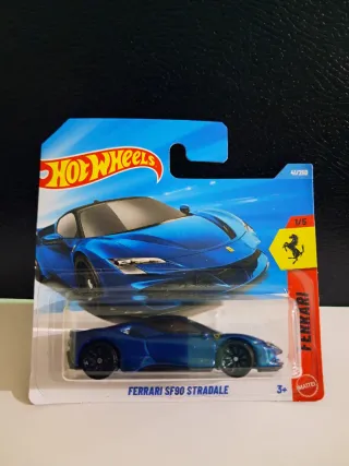 Hot Wheels Ferrari SF90 Stradale Azul 1/5