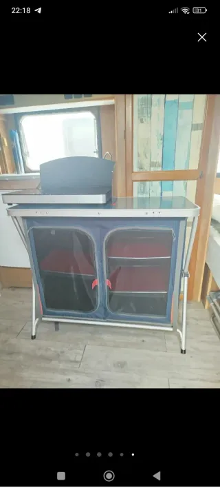 Caravana 750kg con Mover y Ficha Verde