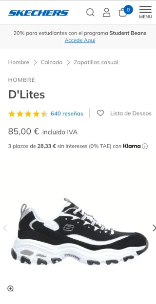 Zapatillas Skechers D'Lites Nuevas