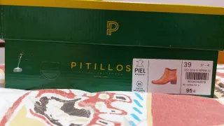 Botines Pitillos Piel Mujer Marrones