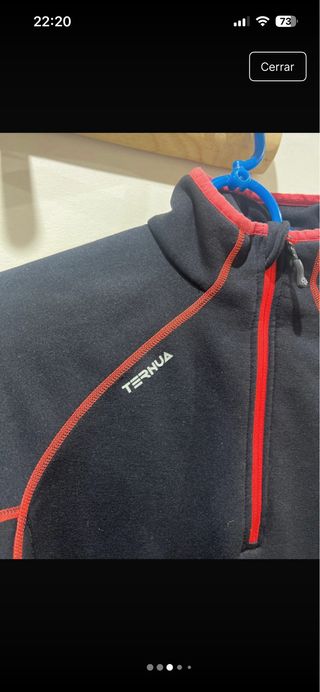 Forro Ternua Negro Abrigo