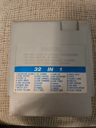 Cartuccia NES 32 in 1 - Compilazione di Giochi