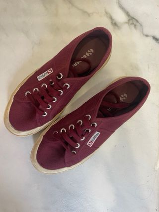 Zapatillas Superga Burdeos Talla 36