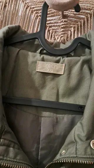 Parka Amichi Verde Caqui Talla XXL