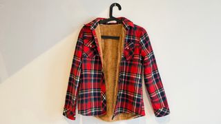 Camisa cuadros forro polar