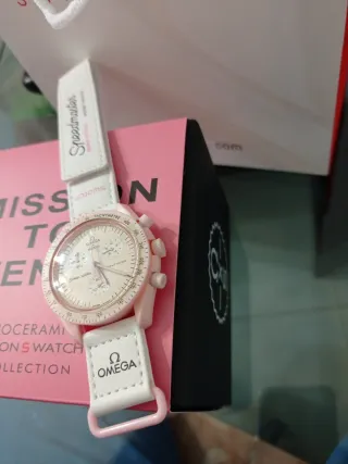 Omega x Swatch Mission to Venus Pink