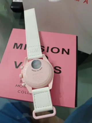 Omega x Swatch Mission to Venus Pink