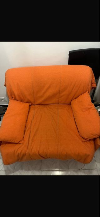Sofá Cama 1 Plaza Naranja