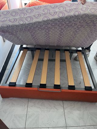 Sofá Cama 1 Plaza Naranja