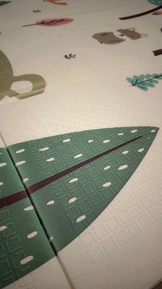 Alfombra infantil acolchada plegable