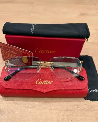 Occhiali Cartier Montatura Oro e Neri