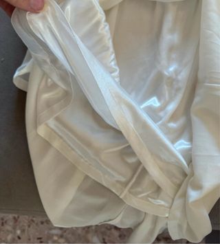 Vestido Sycowo Paris blanco fruncido