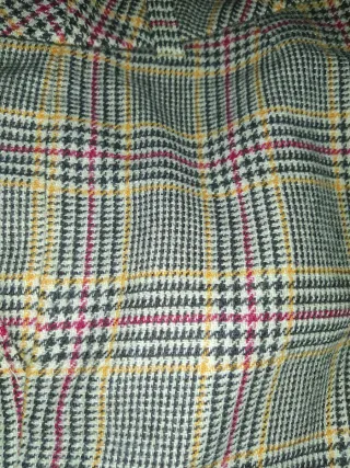 Pantalón Palazzo Estilo Príncipe de Gales Forrado