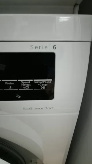 Lavadora y Secadora Blanca, lavadora marca Bosch 8