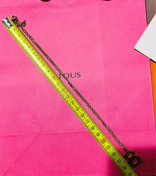 Packaging de Tous//colgante oso y cadena color oro