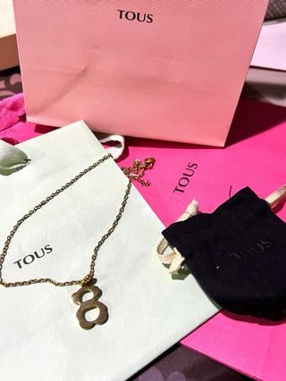 Packaging de Tous//colgante oso y cadena color oro