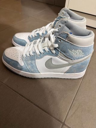 Sneakers Jordan Air 1 Blu e Bianco