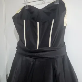 Vestido fiesta palabra de honor talla 40