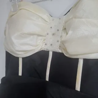 Vestido fiesta palabra de honor talla 40