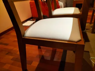 Mesa y 6 Sillas Comedor Madera maciza de castaño