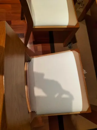 Mesa y 6 Sillas Comedor Madera maciza de castaño