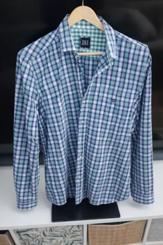 Camisa Pedro del Hierro cuadros manga larga