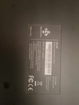 Gaomon M10K Tableta Gráfica sin Batería