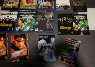 Súper lote x9 cajas y manuales PS2 PAL España 10€