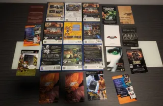 Súper lote x9 cajas y manuales PS2 PAL España 10€