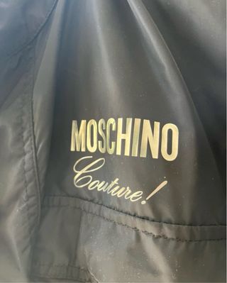 Giacca Moschino Couture Nera Argento