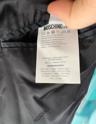 Giacca Moschino Couture Nera Argento