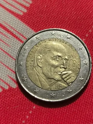 Moneta 2 Euro Commemorativa Mitterrand