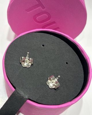 Pendientes Tous Oso Nacar Facetado