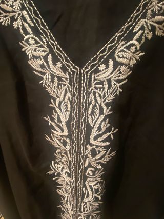 Túnica TALLAyMODA bordada negra talla 54