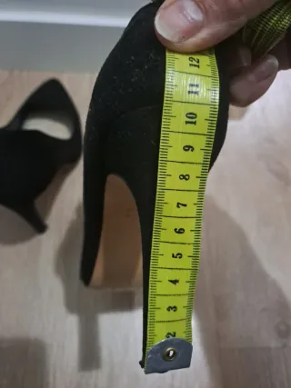 Zapatos de salón ante negros T 37