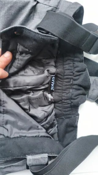 Pantalón de esquí junior gris. Crivit