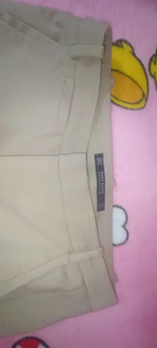 Pantalones mujer beige